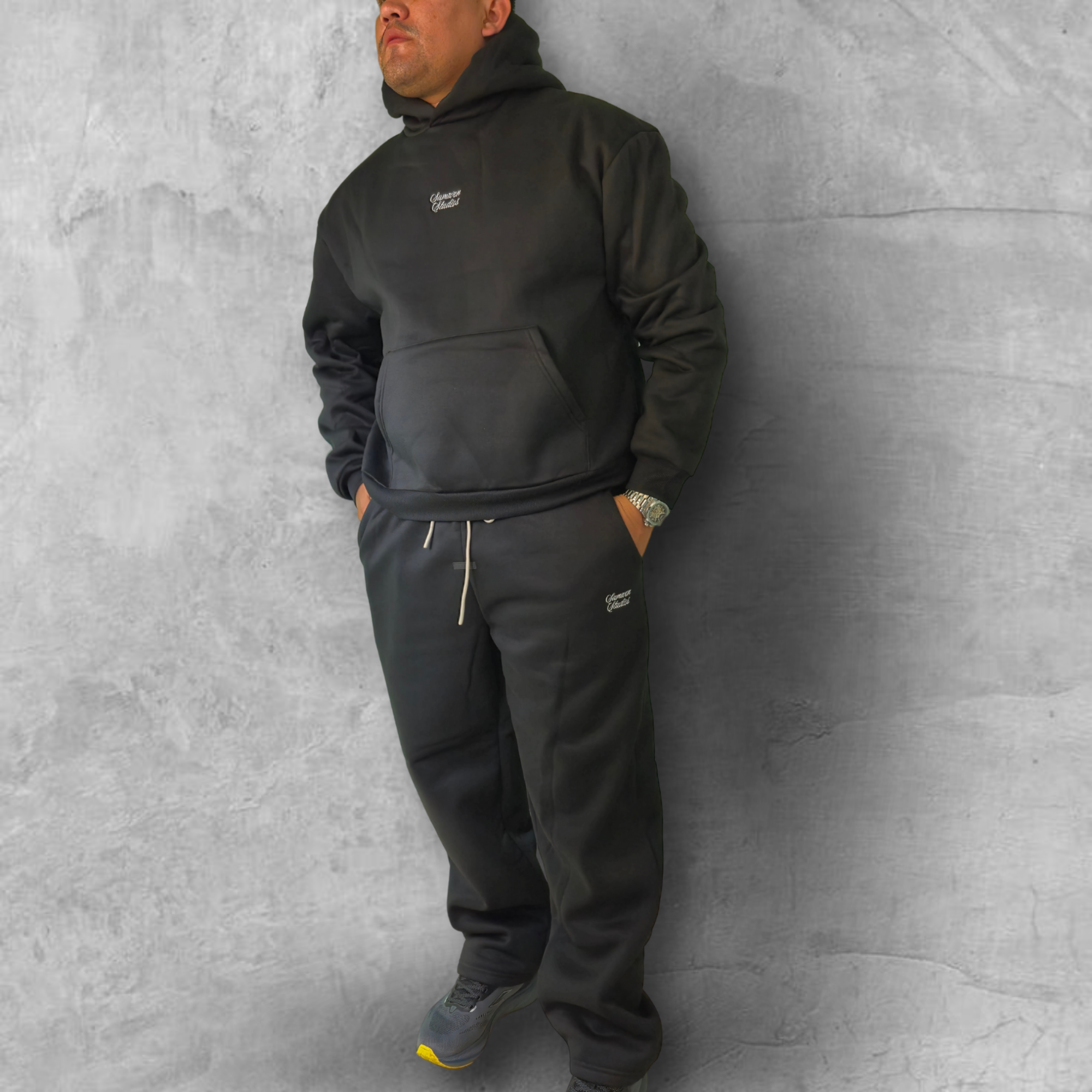 Conjunto 2 piezas sudadera con capucha pantalón chándal