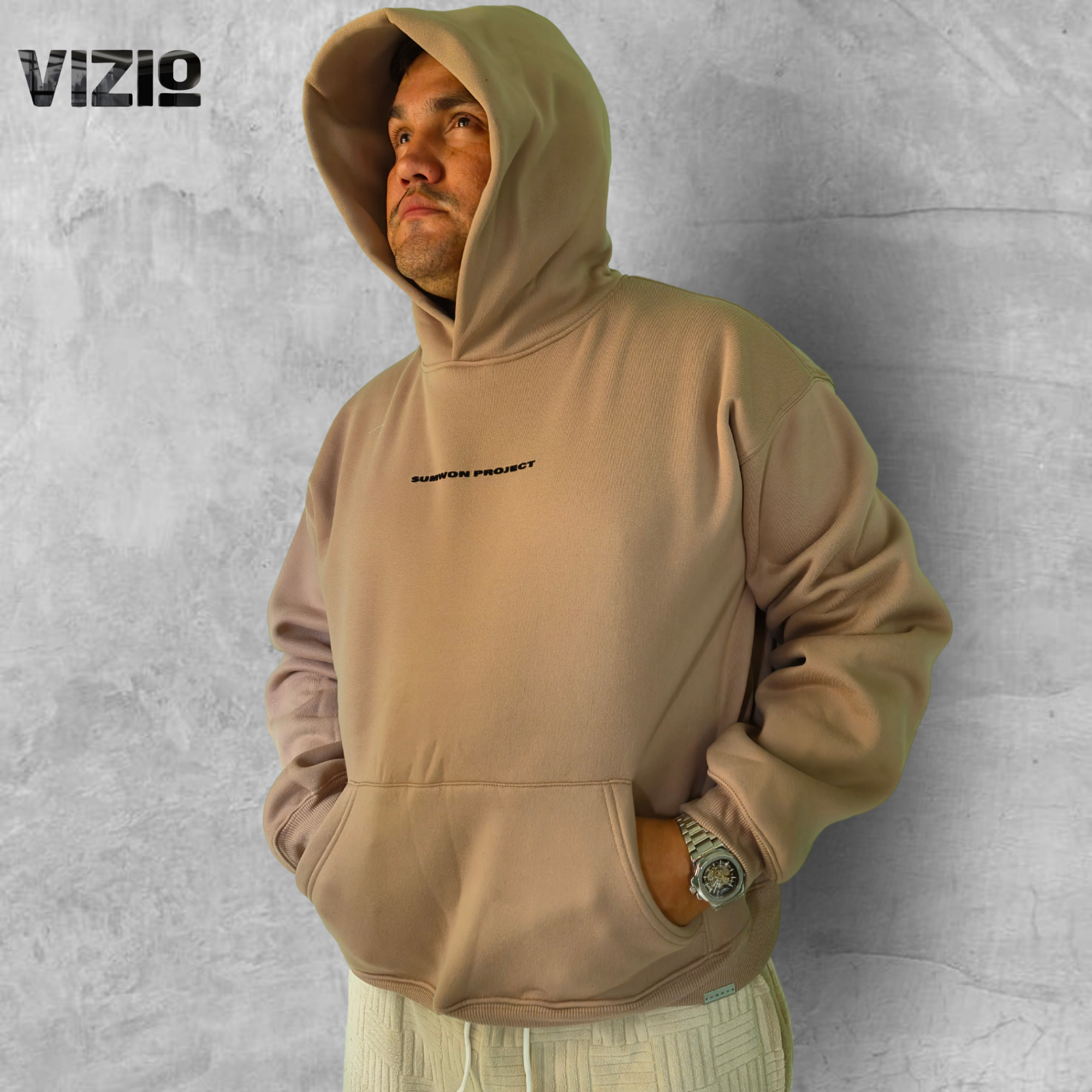Sudadera con capucha deportiva de invierno oversize
